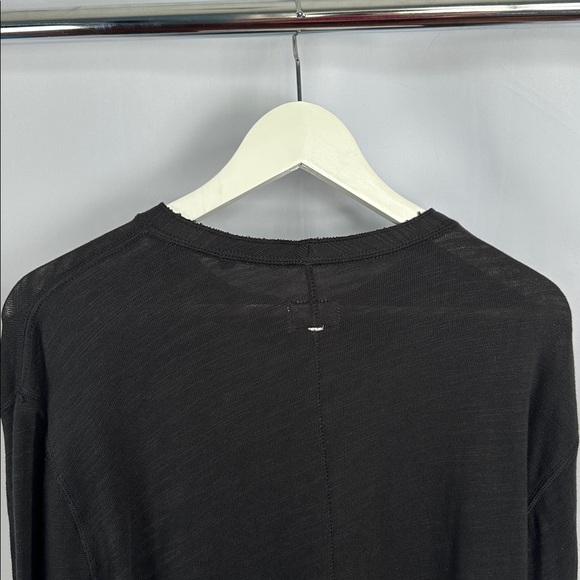 rag & bone Black Long Sleeve Henley - Picture 9 of 10